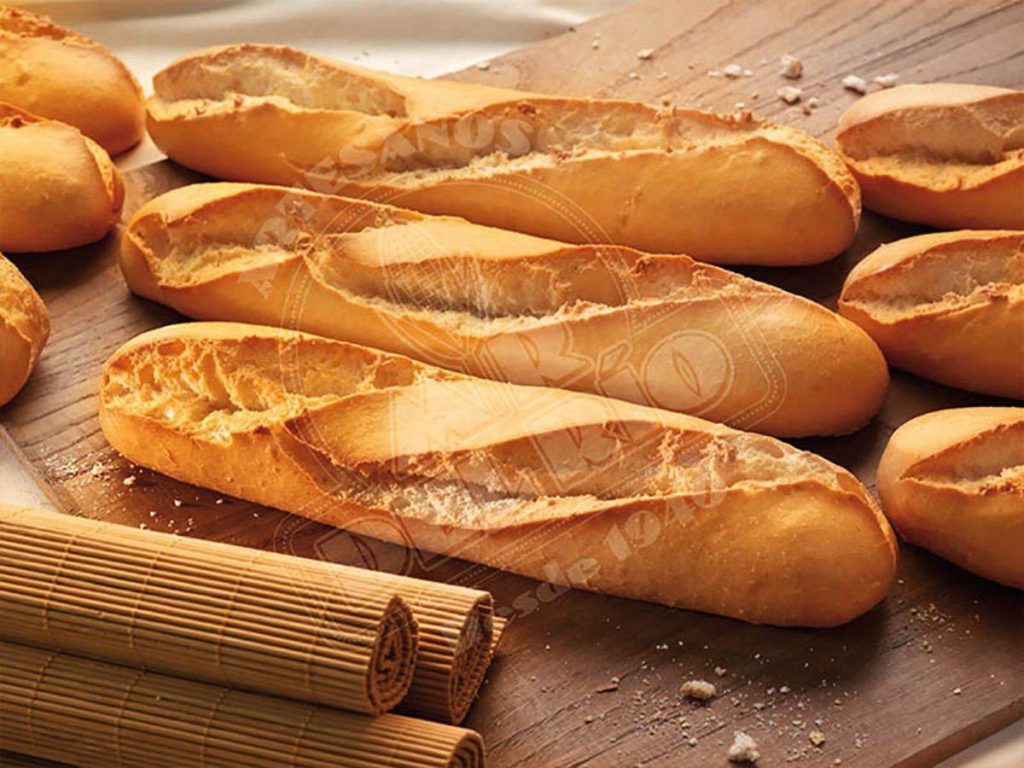 Baguettina 100 gr sin gluten caja 25 uds