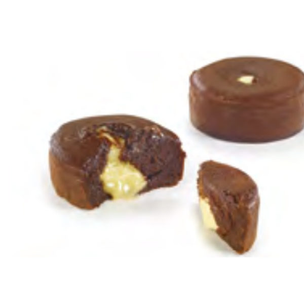 Fondant de chocolate blanco y negro caja 23 uds