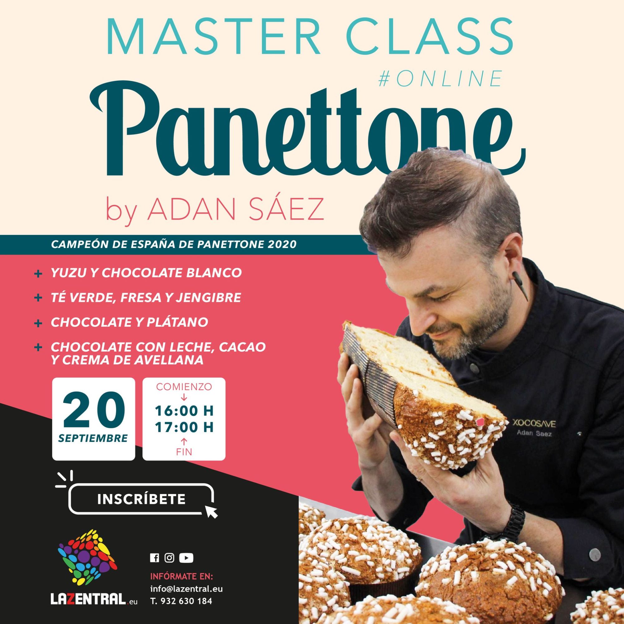 MasterClass Online Panettone - Adan Sáez - Distribución de alimentos hostelería MasterClass Panettone - Adan Sáez